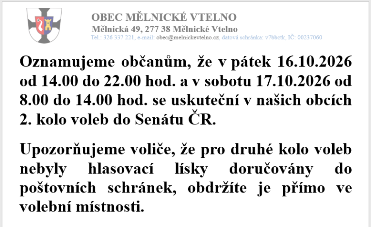 2.&nbsp;kolo voleb do&nbsp;Senátu ČR