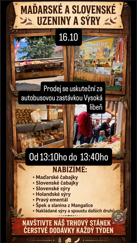Prodej uzenin a&nbsp;sýrů