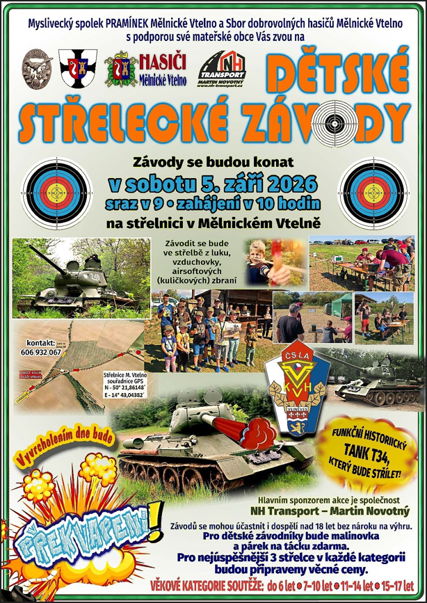 Dětské střelecké závody 2026