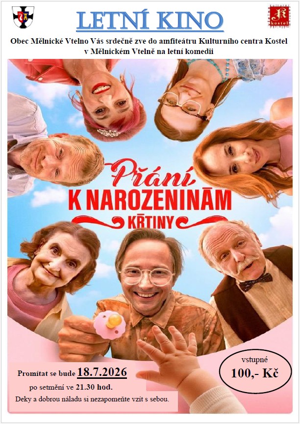 Letní kino 2026 - komedie "Přání k narozeninám - křtiny"